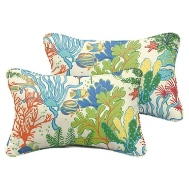18 x 18 Pillow Cover Swavelle Indoor Outdoor Splish-Splash Atlantis Hand Crafted 18 x 18 Pillow Cover Swavelle Indoor Outdoor Splish-Splash Atlantis Hand Crafted